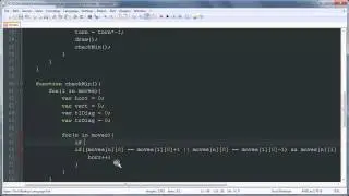 Win Function - Tic Tac Toe JavaScript & HTML5 Canvas Game Development Tutorial 3