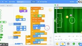 How to make a soccer game in scratch + code