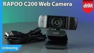 RAPOO C200 Web Camera Unboxing