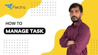 How To Manage Task With Flectra | Project Management Solution