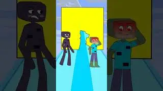 Let Help Enderman Girl Get Steve Man!! 