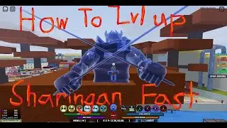 How To Lvl Up Sharingan Fast (Roblox Video)