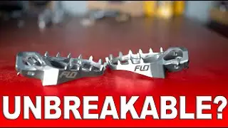 Unbreakable?? Flo Motorsports Stainless Steel Dirt Bike Pegs