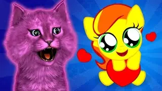 КАРМАННАЯ ПОНИ 5 ИГРА ДЛЯ ДЕТЕЙ ГОВОРЯЩИЙ КОТЕНОК АБИ ИГРАЕТ ДЕТСКИЙ ЛЕТСПЛЕЙ #24