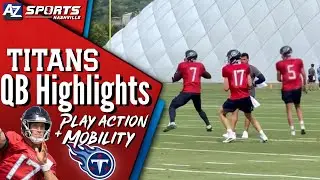 Titans Training Camp: QBs Drills