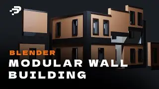 Create MODULAR walls to be game ready in Blender!