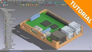 Rasberry Pi Case for 3d printing video tutorial(part 2) The separation plane.