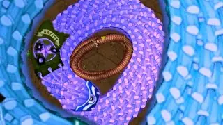 Little Big Snake 1 Giant Monster vs. 1 Giant Invasion Worms Epic Littlebigsnake.io Best Gameplay!