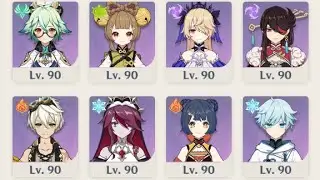 4.8 Spiral Abyss Floor 12 - 4 Star Characters & Weapons ｜ Genshin Impact