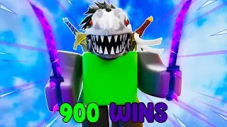 This Is What 900 WINS On Roblox Blade Ball Looks Like...