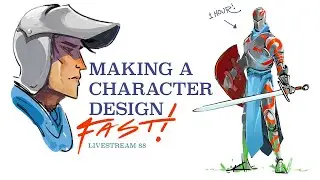 How art fundamentals make you a faster designer!!! Stream #88!!