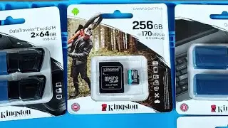 Розпакування флешок та microSD карти від Kingston