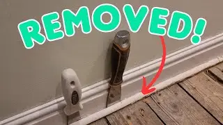 How to remove beading from baseboards