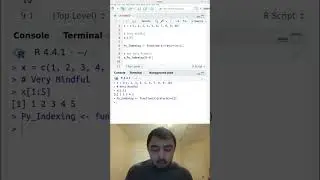 Why R Indexing is Better Than Python Indexing (in my opinion)