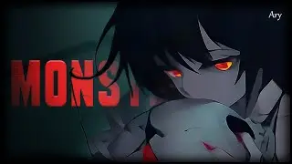 Nightcore - Monster 「Lyrics」