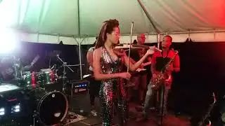 Tefari playing 'Jamming' on Violin with the Freedom Fighters
