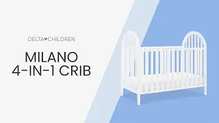 Milano 4-in-1 Convertible Crib (by Delta Children)