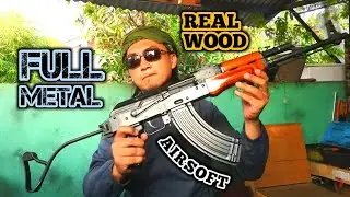 😎 AIRSOFT REVIEW GHK AK47 AIMS 😎 Gas Blowback Rifle Airsoft. GBBR.