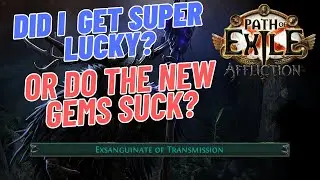 PoE 3.23: Is the New Exsanguinate Gem Any Good?