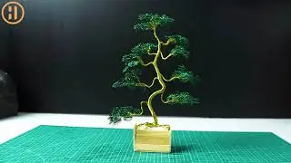 Cara Membuat Pohon Bonsai Dari Kawat Besi