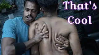 Strong Wrist Barber Doing Deep Tissue Back Massage For Pain Relief | ASMR Head & Back Massage ASMR