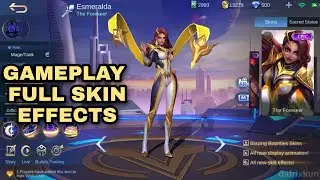 ESMERALDA THE FORESEER HERO SKIN GAMEPLAY _ MOBILE LEGENDS