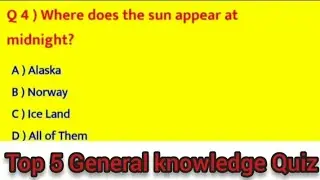 Top 5 General Knowledge | Top 5 Quizzes | Mister Landmark