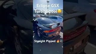 Eclipse GSX Turbo Spool 🔊🔥🔥 #mitsubishieclipse #reels #2gdsm #eclipsegsx #turbo #eagletalon #dsm