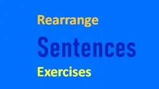 ARRANGE THE SENTENCE|| CLASS FIRST|| ARRANGE THE SENTENCE IN CORRECT ORDER FOR CLASS FIRST||