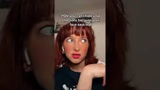 My face gives it away 🤣 