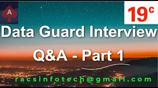Oracle Data Guard Interview question and answers part-1