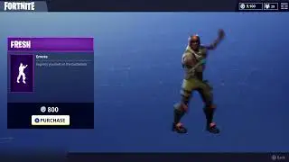 Fortnite: Battle Royale - Fresh Emote (Epic/800v)