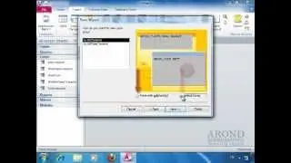 Using Access 2010 - Create a Form with the Form Wizard