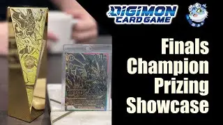Showcasing the 1st Place Prizing for the Digimon TCG Championship 2022