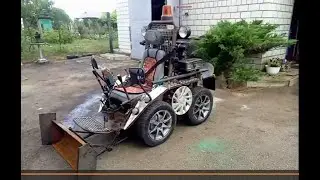Установка гидравлики на Чебуратор.
