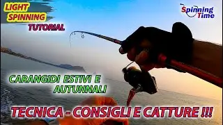 TUTORIAL LIGHT SPINNING AI CARANGIDI ESTIVI - AUTUNNALI / TECNICA - CONSIGLI E CATTURE !!!