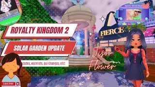 New Update, Solar Garden in Royalty Kingdom 2! New hairs, gui, and dances! -Jisoo Flower Outfit!