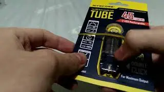 Nitecore TUBE 45Lm 2 Modes USB Rechargeable LED Keychain Light Flashlight