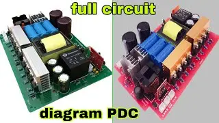 How to Circuit Diagram Ultrasound inverter|How to Make Electric Fishing Machine|PDC Fishing|