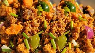 How To Make Easy and Delicious Gari fortor/Gari Jollof Recipe