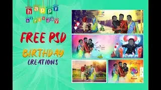 BIRTHDAY PSD FILE FREE DOWNLOAD / 12X36 BIRTHDAY PSD CERATIONS/CHIRU EDITING