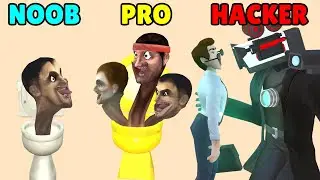 NOOB vs PRO vs HACKER in Evol Skibidi Toilet