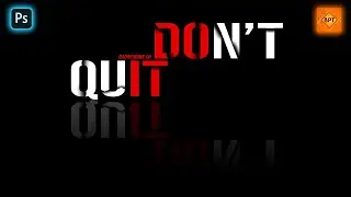 Photoshop Tutorials - How to Create a Powerful Drop Shaded Text Effect with Shadow and Reflection