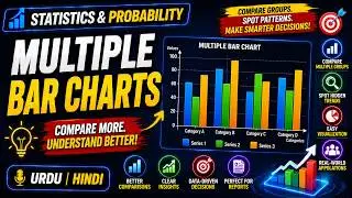 Multiple Bar Chart-Statistics|Statistics|Lecture 17|Urdu|Hindi