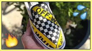 CUSTOM OFF WHITE VANS - (Tutorial)