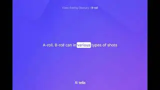 What's B-roll | Learn Video Editing