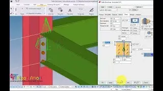 end plate conection (TEKLA PART 4)