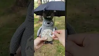 Тоторо крючком 🤍 #амигуруми #амигурумимк #вязаниекрючком #totoro #амигурумимк #amigurumi