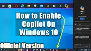 How To Enable Copilot on Windows 10 | Windows 10 Copilot Enable | Copilot For Windows 10