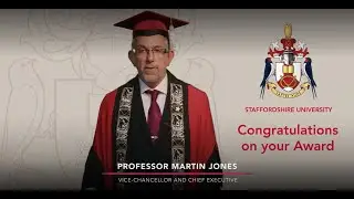 Graduation Speech by Professor Martin to DISTED's Staffordshire University graduates!